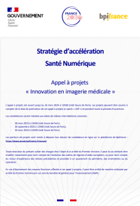 Visuel cahier des charges AAP innovation en imagerie médicale
