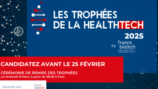 Visuel des trophées de la Healthtech 2025